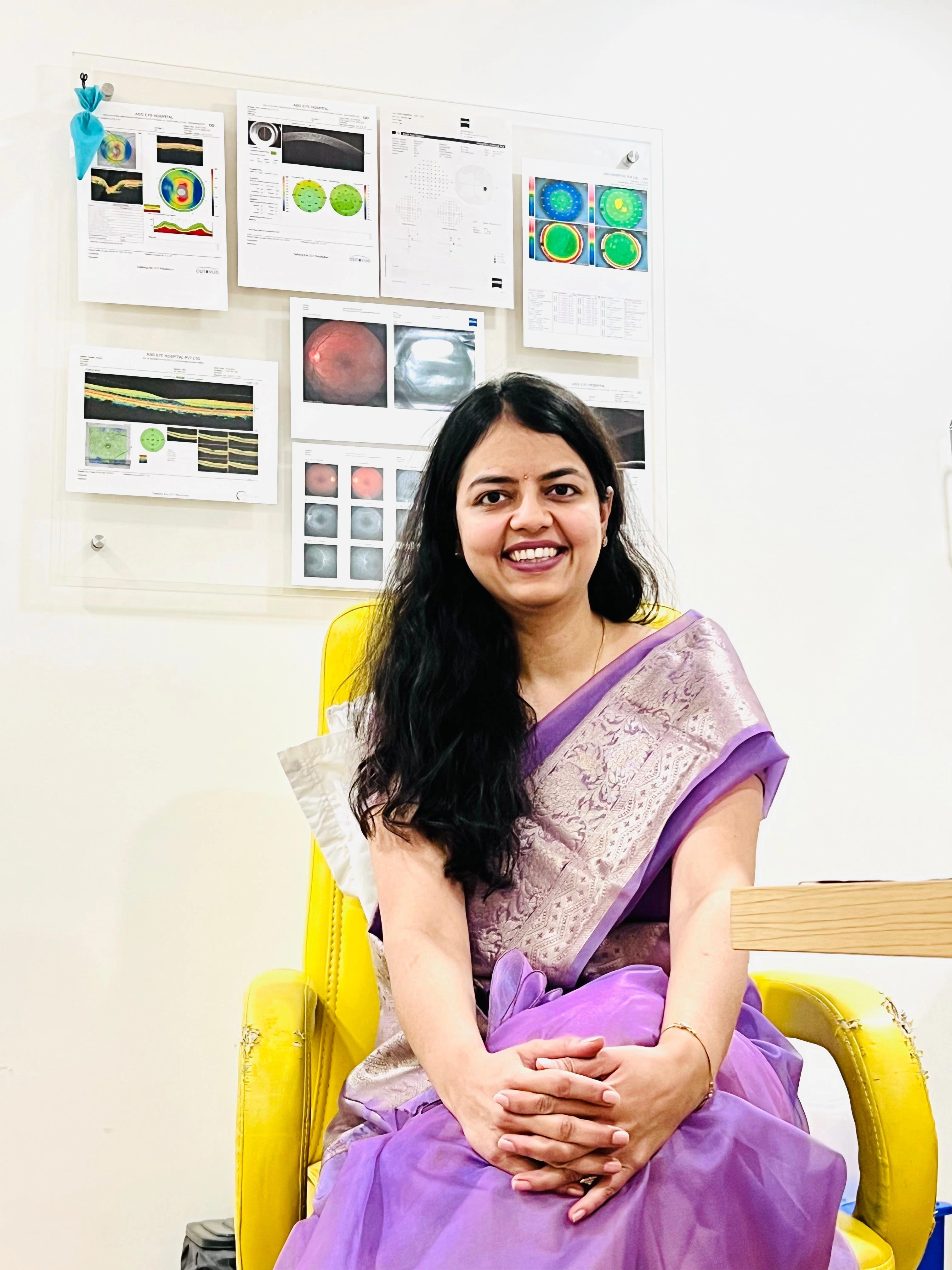 Portrait of Dr Arushi Goyal Deshmukh, cornea specialist